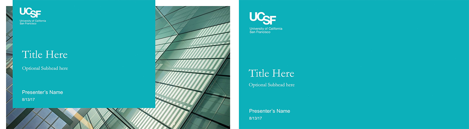 Presentation | UCSF Brand Identity