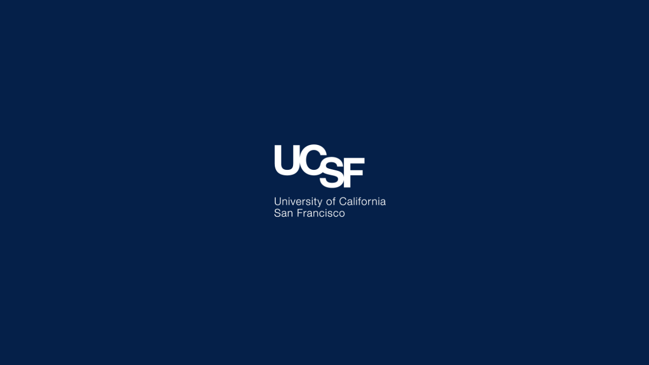 end slide ucsf logo navy background